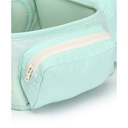 Babyhug Snuggle Bloom 8 in 1 Baby Carrier with Hip Seat - Sea Green| Ideal for Carrying 3.6-15 kg Babies Aged 5-36 months| Optimal Weight Distribution| Adjustable Safety Buckle| Breathable Fabric