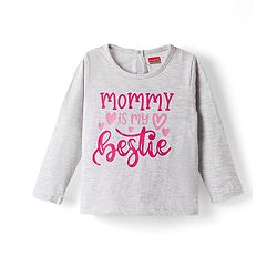 Babyhug 100% Cotton Knit Full Sleeves T-Shirts with Text Print Pack of 5 - Multicolor
