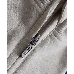 Babyhug Fleece Knit Full Sleeves Sweatshirt With Patch Detailing & Kangaroo Pockets - Light Grey