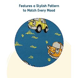 Babyhug Premium Cotton Knitted Blanket Sweet HoneyBee Print   - Yellow