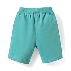 Babyhug Single Jersey Knit Half Sleeves T-Shirt & Shorts With Dino Print - Grey