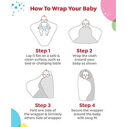Babyhug Disney 100% Cotton Muslin Multipurpose Swaddle Wrap Winnie The Pooh Print| Breathable Hypoallergenic Fabric| Nursing Cover Stroller Cover Burp Cloth Pack of 3 - Multicolor
