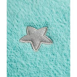 Babyhug Knit Full Sleeves Extra Soft Hairy Eyelash Yarn Turtle Neck Pullover Sweater with Star Patch Detailing - Pink