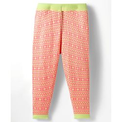 Babyhug Knit Full Length Printed Woollen Pant - Pink