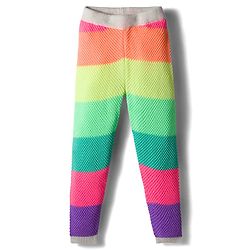 Babyhug  Knit Full Length Color Block Design Woollen Pant - Multicolor