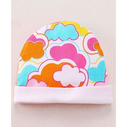 Babyhug 100% Cotton Baby Gift Set with Cloud Print Pack of 7 - Pink
