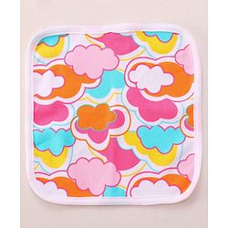 Babyhug 100% Cotton Baby Gift Set with Cloud Print Pack of 7 - Pink