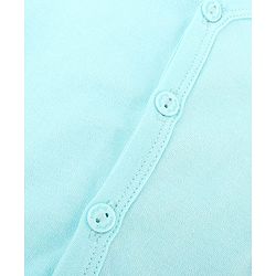 Babyhug 100% Cotton Baby Gift Set With Animal Print Pack of 7 - White & Light Blue