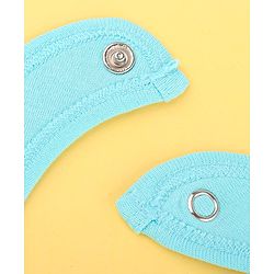 Babyhug 100% Cotton Baby Gift Set Pack of 7 - White & Light Blue