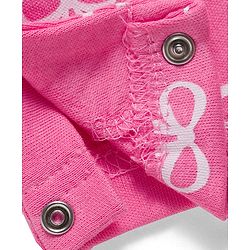 Babyhug 100% Cotton Knit Full Sleeves Rompers With With Bow & Bunny Print Pack of 2 - Pink & Light Blue