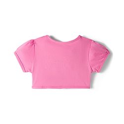 Babyhug Cotton Knit Half Sleeves Floral Printed Frock With Shrug - Pink