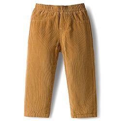 Babyhug Knitted Full Sleeves Smartfit Striped Cable Knit Design Pullover Sweater With Corduroy Pant - Blue