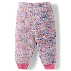 Babyhug Knitted Full Sleeves Co-Ord Sweater Set With Static Design - Multicolor