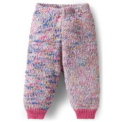 Babyhug Knitted Full Sleeves Co-Ord Sweater Set With Static Design - Multicolor