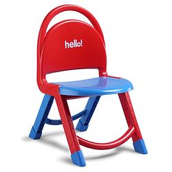 Babyhug Hello Kids Portable Non-Slip Folding Chair - Red