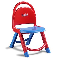 Babyhug Hello Kids Portable Non-Slip Folding Chair - Red