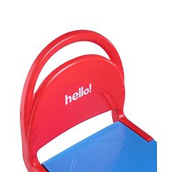 Babyhug Hello Kids Portable Non-Slip Folding Chair - Red