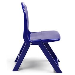 Babyhug Kids Portable Non-Slip Folding Chair| Light Weight & Portable| Ideal for Indoor & Outdoor| Home & Classroom Use| Comfortable Back Rest - Blue