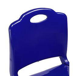 Babyhug Kids Portable Non-Slip Folding Chair| Light Weight & Portable| Ideal for Indoor & Outdoor| Home & Classroom Use| Comfortable Back Rest - Blue
