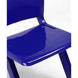 Babyhug Kids Portable Non-Slip Folding Chair| Light Weight & Portable| Ideal for Indoor & Outdoor| Home & Classroom Use| Comfortable Back Rest - Blue