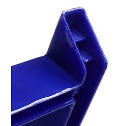 Babyhug Kids Portable Non-Slip Folding Chair| Light Weight & Portable| Ideal for Indoor & Outdoor| Home & Classroom Use| Comfortable Back Rest - Blue