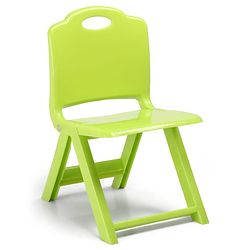 Babyhug Kids Portable Non-Slip Folding Chair| Light Weight & Portable| Ideal for Indoor & Outdoor| Home & Classroom Use| Comfortable Back Rest - Blue