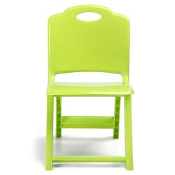 Babyhug Kids Portable Non-Slip Folding Chair| Light Weight & Portable| Ideal for Indoor & Outdoor| Home & Classroom Use| Comfortable Back Rest - Blue