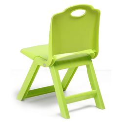 Babyhug Kids Portable Non-Slip Folding Chair| Light Weight & Portable| Ideal for Indoor & Outdoor| Home & Classroom Use| Comfortable Back Rest - Blue