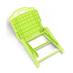 Babyhug Kids Portable Non-Slip Folding Chair| Light Weight & Portable| Ideal for Indoor & Outdoor| Home & Classroom Use| Comfortable Back Rest - Blue