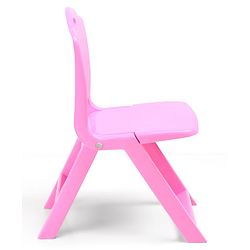 Babyhug Kids Portable Non-Slip Folding Chair| Light Weight & Portable| Ideal for Indoor & Outdoor| Home & Classroom Use| Comfortable Back Rest - Blue