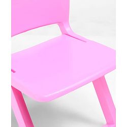Babyhug Kids Portable Non-Slip Folding Chair| Light Weight & Portable| Ideal for Indoor & Outdoor| Home & Classroom Use| Comfortable Back Rest - Blue