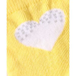 Cute Walk by Babyhug Knit Ankle Length Anti Bacterial Socks With Floral & Heart Design Pack of 5 - Multicolor