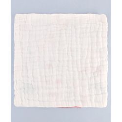 Babyhug 6 Layer Muslin Cotton Wash Cloths for Babies| High Absorbency| Ultra Soft & Baby Safe| Machine Washable| Feeding| Diapering| Newborn Face Towel| Burp Cloth| Wipes Pack of 3 - White