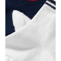 Cute Walk by Babyhug Knit Ankle Length Anti Bacterial Socks with Stripes & Football Design Pack of 5 - Navy Blue & White