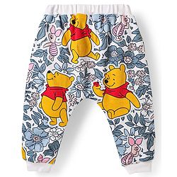 Babyhug Disney Interlock Knit Full Length Diaper Leggings with Winnie the Pooh Graphics Pack of 3 - Multicolor