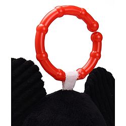 Babyhug Disney 29 cm Minnie Mouse Activity Plush Hanging Toy with Teether, Rattle & Crinkle Ear | Toy for Crib, Stroller & Car Seat | Supports Sensory Development | BIS Certified