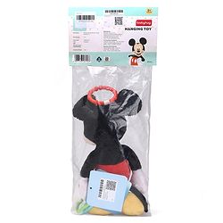 Babyhug Disney 29 cm Minnie Mouse Activity Plush Hanging Toy with Teether, Rattle & Crinkle Ear | Toy for Crib, Stroller & Car Seat | Supports Sensory Development | BIS Certified
