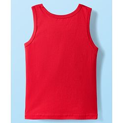Babyhug 100% Cotton Knit Sleeveless Striped & Printed Sando Vests Pack of 3 - Multicolor