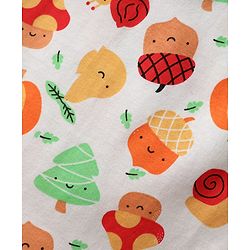 Babyhug 100% Cotton Knit Sleeveless Striped & Printed Sando Vests Pack of 3 - Multicolor