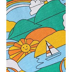 Babyhug 100% Cotton Knit Sleeveless Air Balloon & Boat Printed Sando Vests Pack of 3 - Multicolor