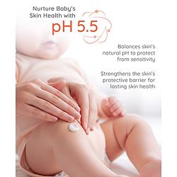 Babyhug Pro Sensitive pH 5.5 Peach Milk Lotion - 100 ml | 24 Hr Moisturisation | Skin Deep Hydration | Light Weight | Paediatrician & Dermatologist Tested | Safe Hypoallergenic Formula | 0+ m