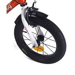 Babyhug Cruise Bicycle for Kids Cycle for 3 to 5 Years Boys & Girls 14T Inches- Red| 90% Pre-Installed| Sturdy Frame| Training Wheels| Durable Brake| Rubber Tyres| Height Adjustable Seat and Handle