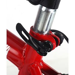 Babyhug Cruise Bicycle for Kids Cycle for 3 to 5 Years Boys & Girls 14T Inches- Red| 90% Pre-Installed| Sturdy Frame| Training Wheels| Durable Brake| Rubber Tyres| Height Adjustable Seat and Handle