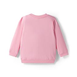 Babyhug 100% Cotton Knit Full Sleeves Sweatshirts with Heart Print & Applique Pack of 2 - Pink