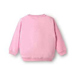 Babyhug Cotton Knit Full Sleeves Sweatshirts With Bunny Graphics Pack of 2 - Pink & Blue