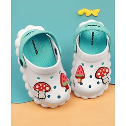 Cute Walk by Babyhug Slip On Clogs With Applique - White