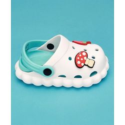 Cute Walk by Babyhug Slip On Clogs With Applique - White