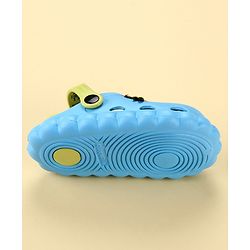 Cute Walk by Babyhug Back Strap Closure Clogs with Car Applique - Blue