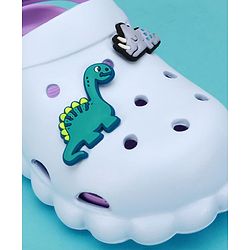 Cute Walk by Babyhug Clogs With Dino Applique & Back Strap - Purple