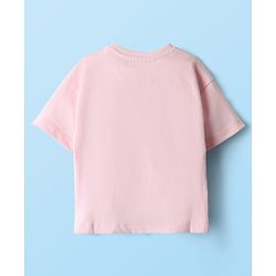 Babyhug Disney Single Jersey Knit Half Sleeve T-Shirts with Disney Characters Graphics  Pack of 5 - Pink, White & Green